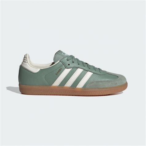 adidas samba sage and white.